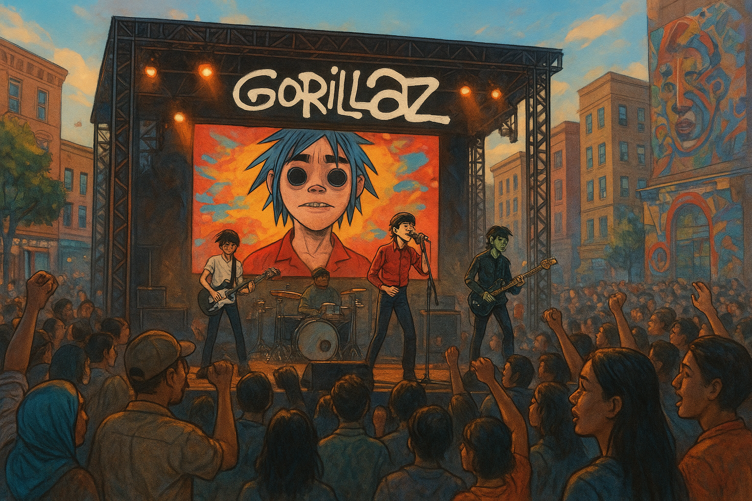 Gorillaz Kick Off ‘The Mountain’ Tour with Exclusive Bradford Performance