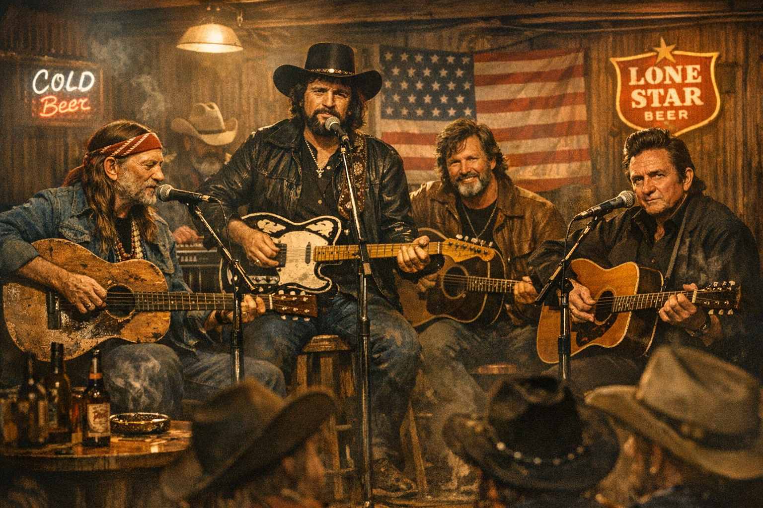 Celebrating 50 Years of ‘Wanted! The Outlaws’: A Revolutionary Moment in Country Music