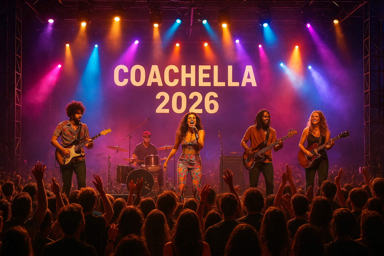 KATSEYE Celebrates Collaboration with HUNTR/X at Coachella 2026