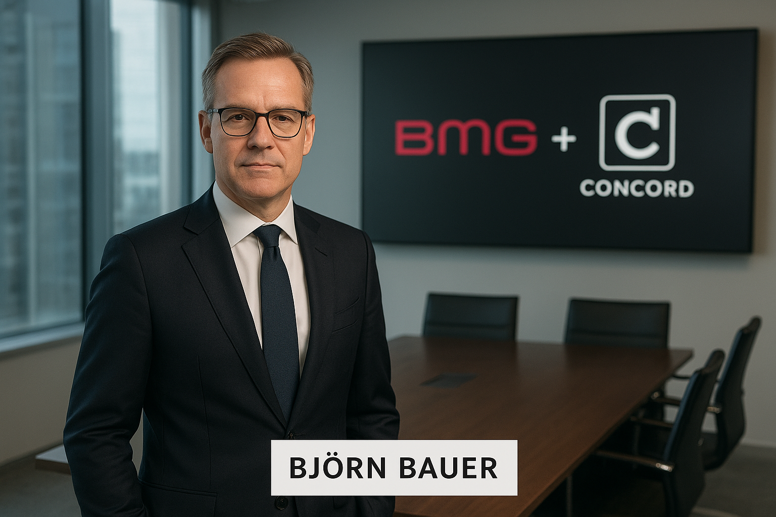 Björn Bauer Appointed CFO for Merging BMG-Concord Music Entity