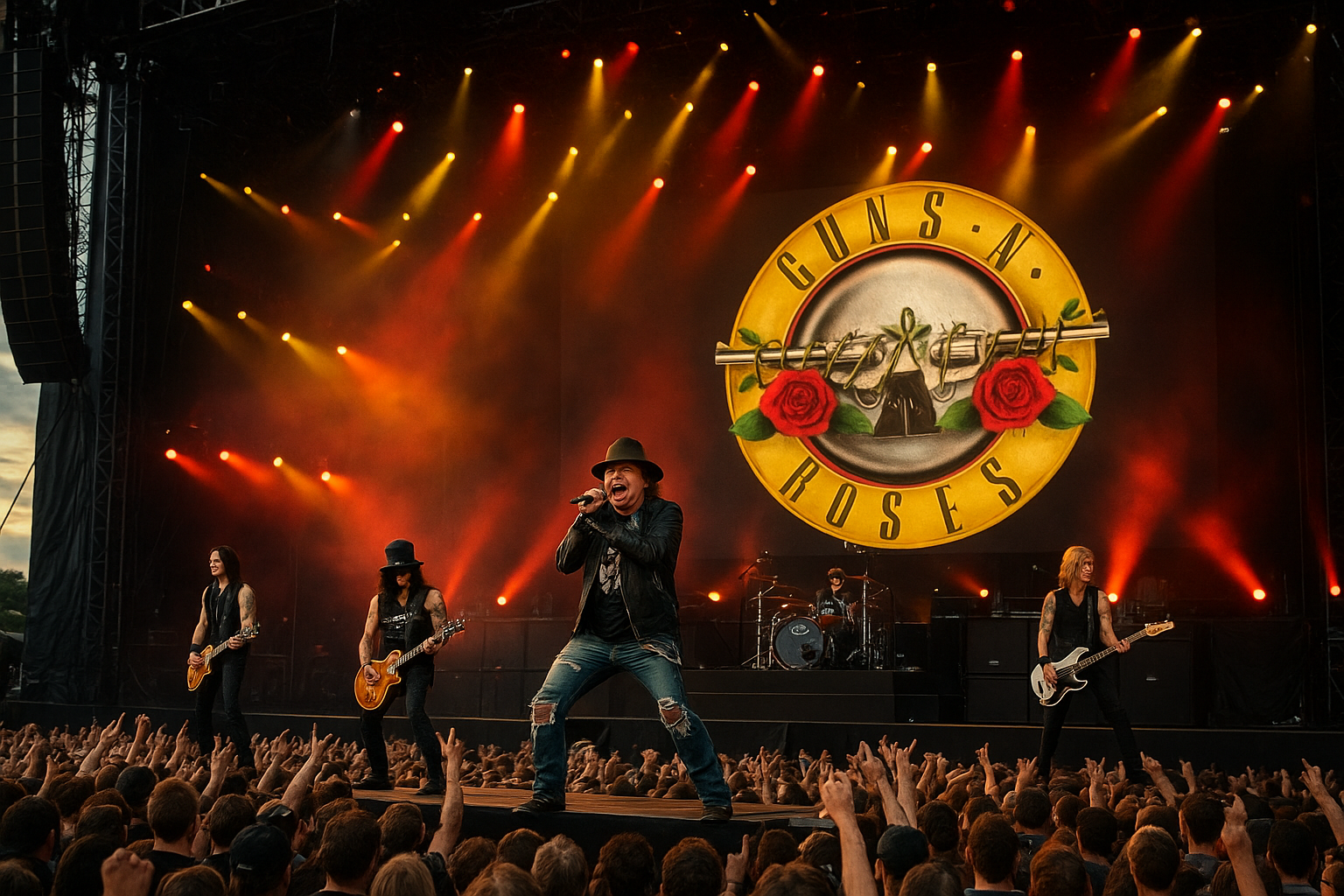 Guns N’ Roses Thrill Fans at Download 2026 with Iconic Performance