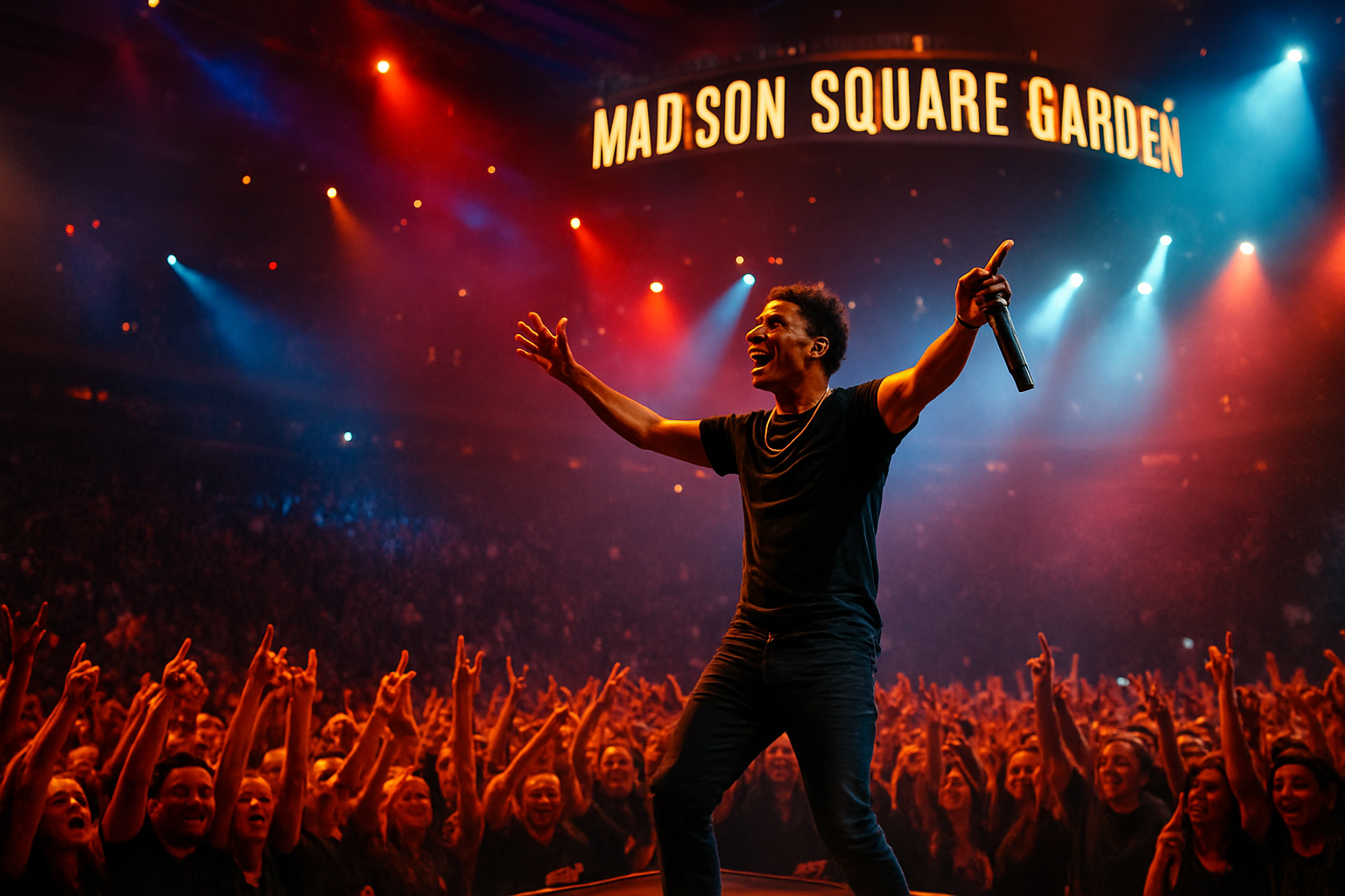 Marcello Hernández’s Heartfelt Moment with Rosalía at Madison Square Garden