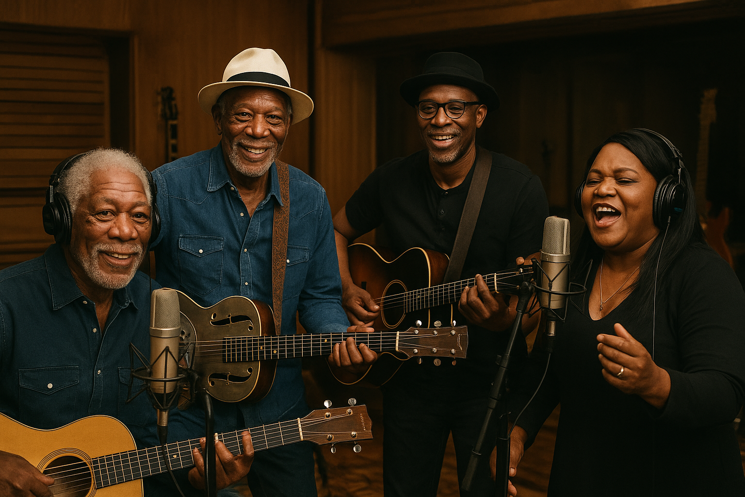 Morgan Freeman Collaborates on Blues Album with Renowned Artists