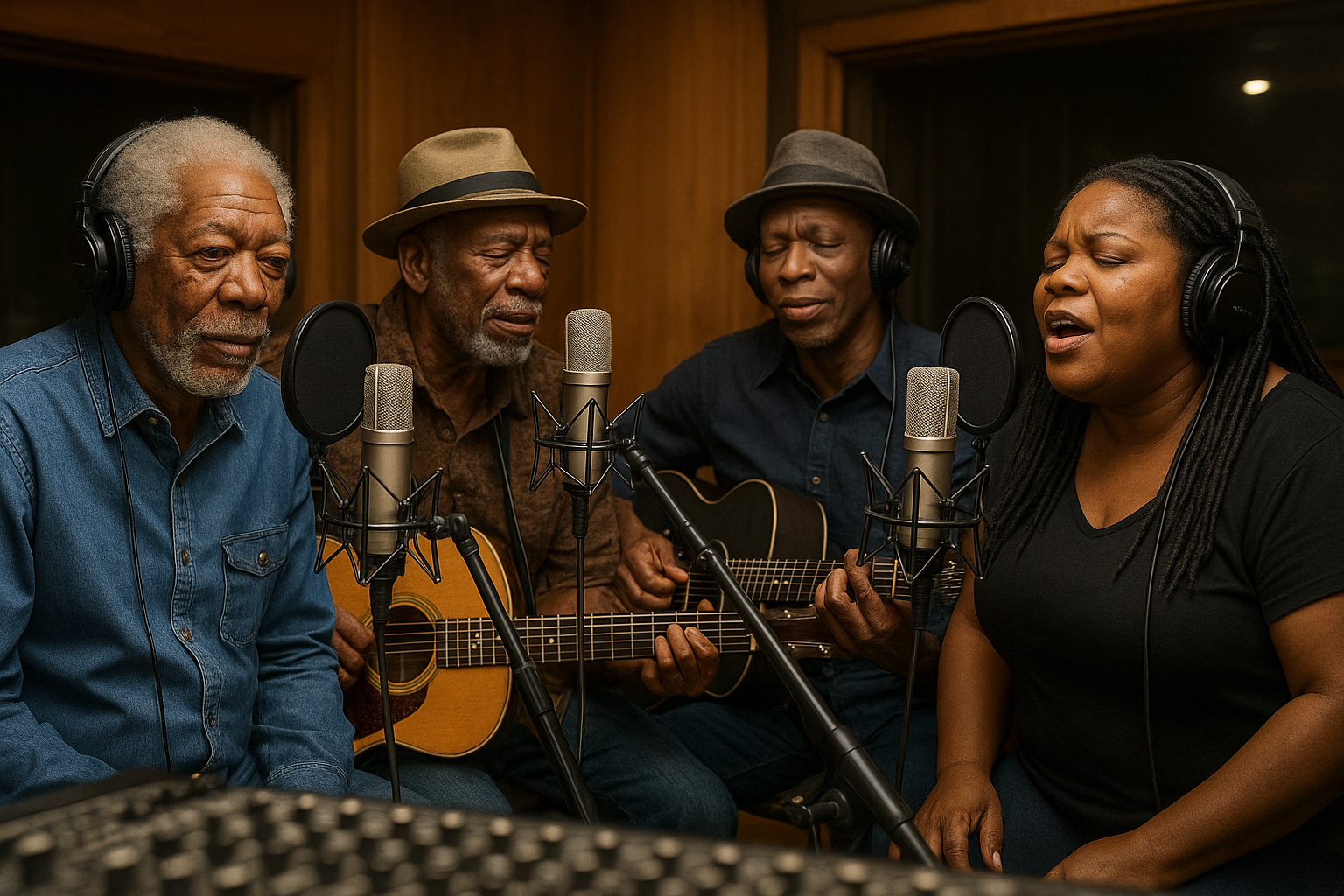 Morgan Freeman Collaborates on Blues Album with Renowned Artists