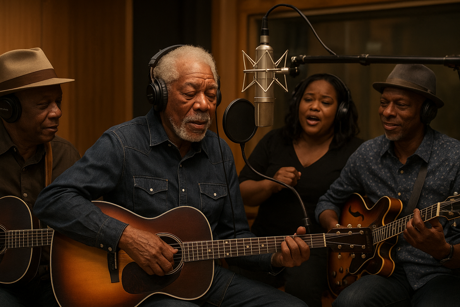 Morgan Freeman Collaborates on Blues Album with Renowned Artists