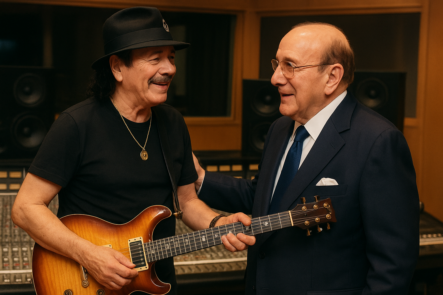 Carlos Santana Pays Tribute to Clive Davis’s Visionary Influence