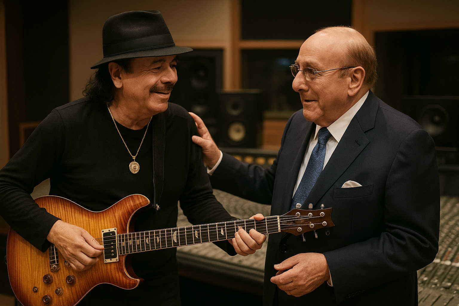 Carlos Santana Pays Tribute to Clive Davis’s Visionary Influence