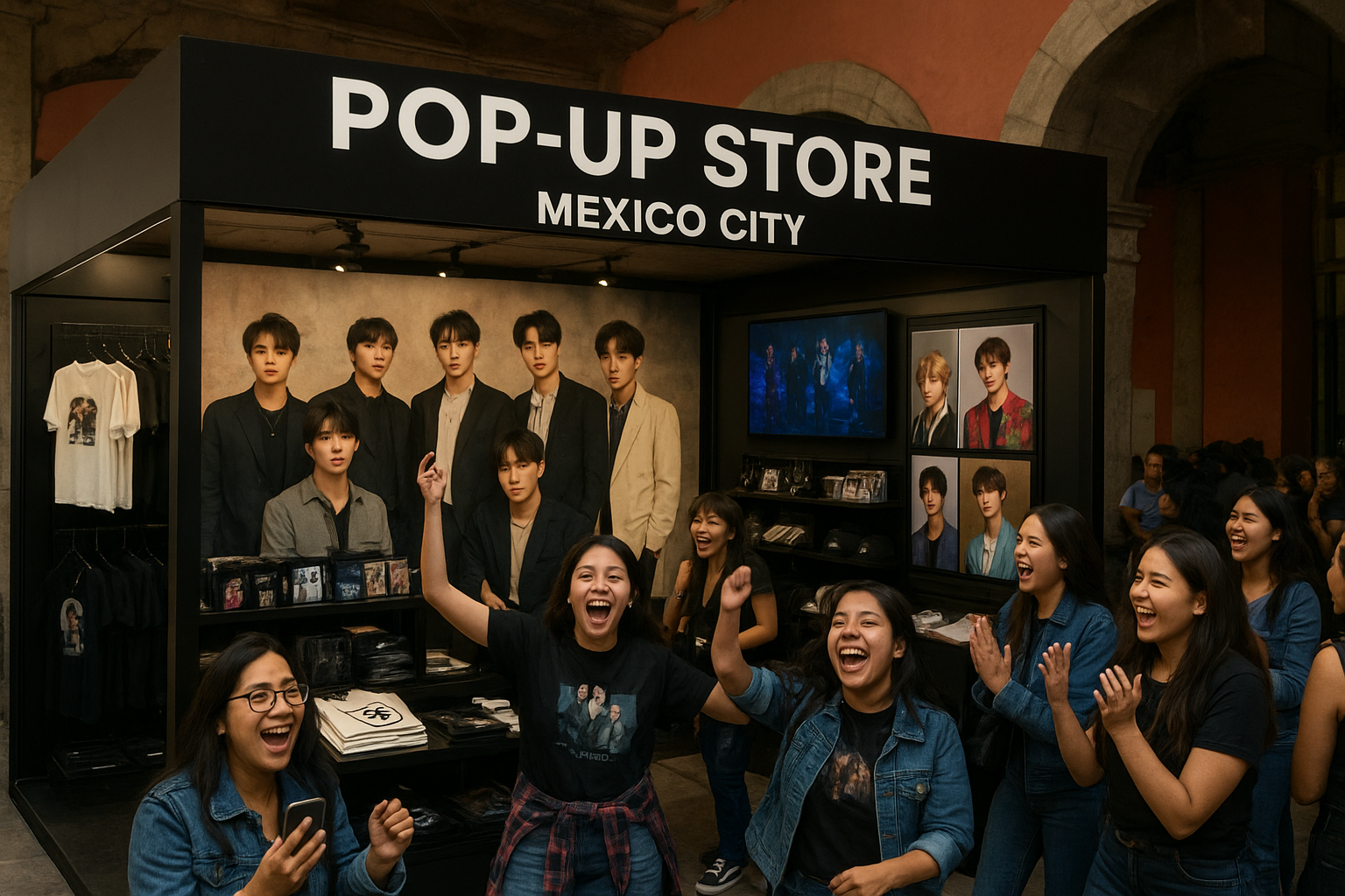 ENHYPEN’s Pop-Up Store Returns to Mexico City
