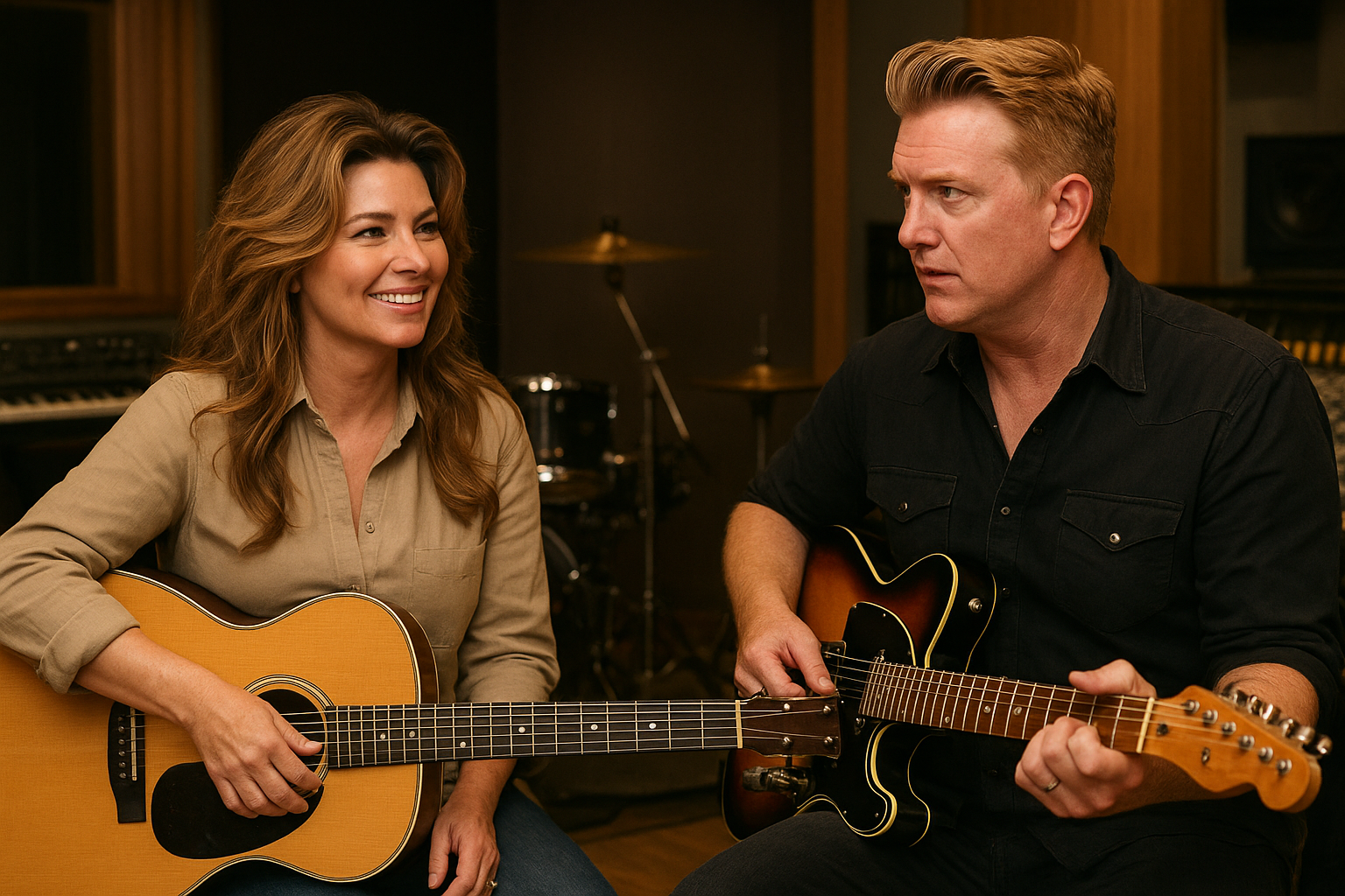 Shania Twain Collaborates with Josh Homme on New Track ‘Faded Blue Jeans’