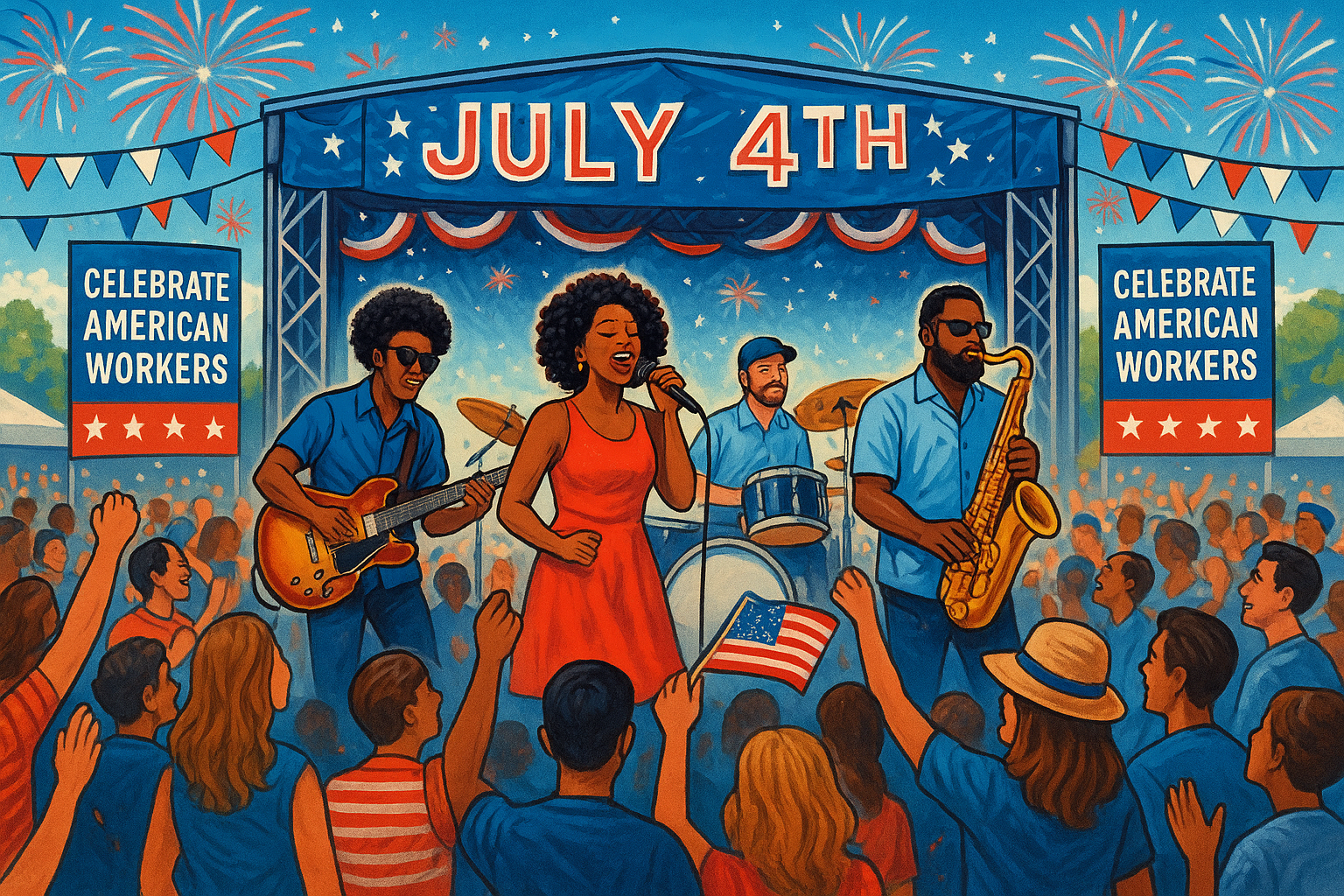 Scout Motors Celebrates American Workers at July 4th Fest