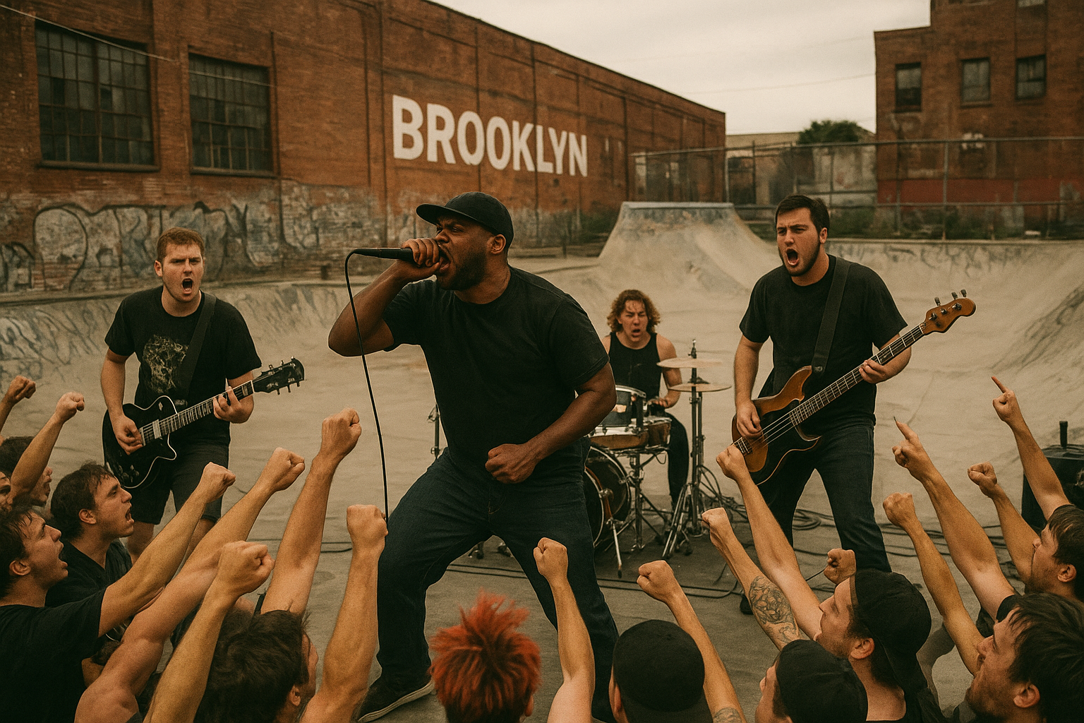 Knocked Loose and Denzel Curry Unite for Energetic Brooklyn Skatepark Performance