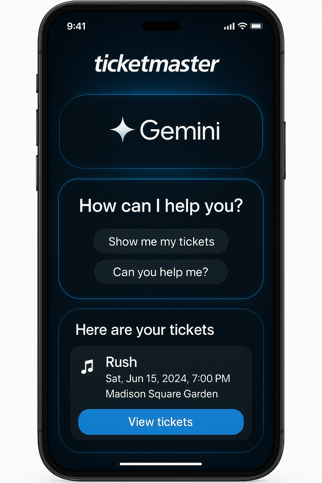 Ticketmaster Integrates with Google’s Gemini Following AI Milestone