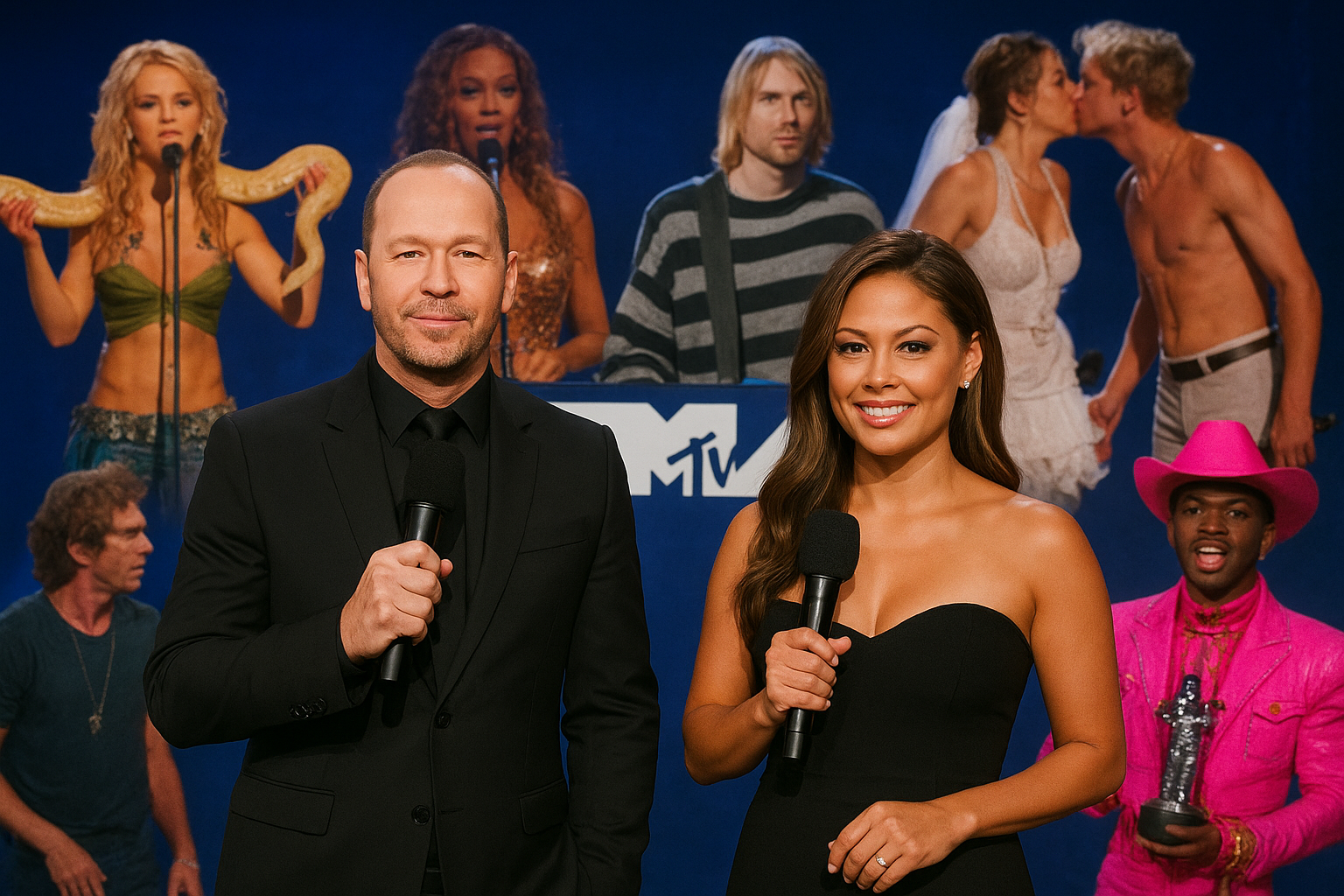 VMAs Primetime Specials to Highlight Iconic Moments with Donnie Wahlberg and Vanessa Lachey