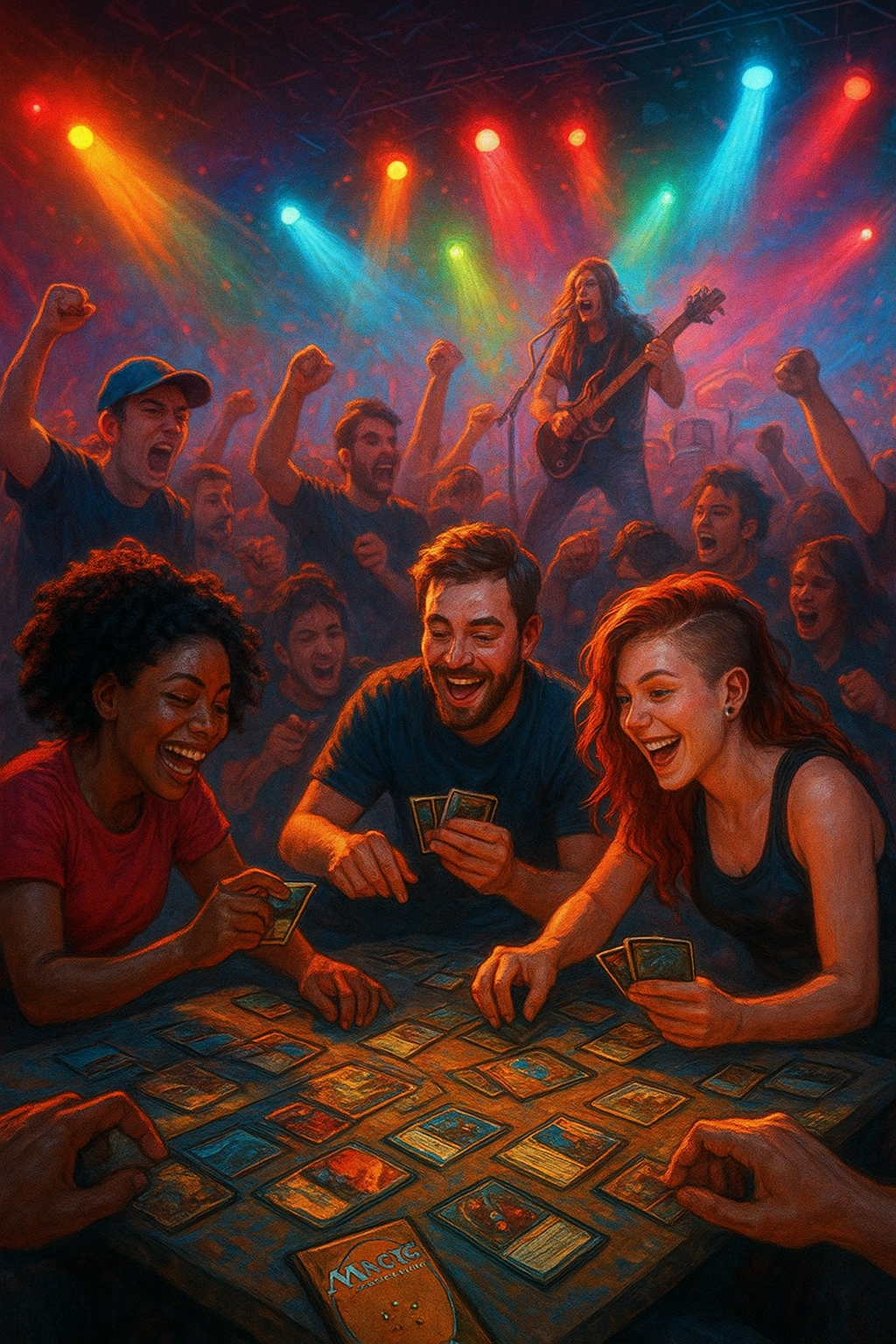 Fans Engage in ‘Magic: The Gathering’ During Turnstile Concert
