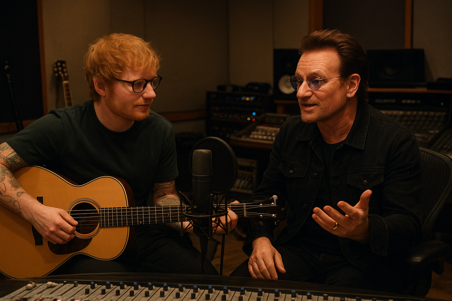Bono Reveals Ed Sheeran’s Reluctance to Address Politics in U2 Collaboration